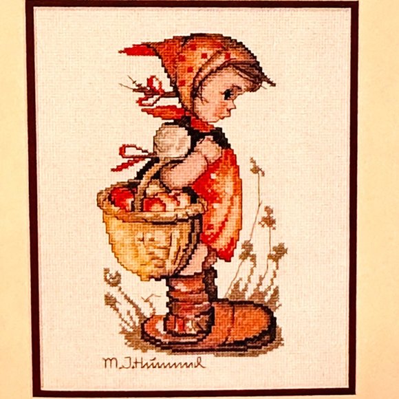 Hummel Cross Stitch Patterns "The Hikers" (Off to Town & The Little Hiker) - Picture 5 of 11